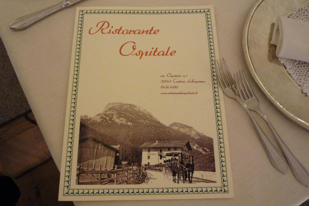 Ristorante Rifugio Ospitale Hotel Кортина д'Ампецо Екстериор снимка